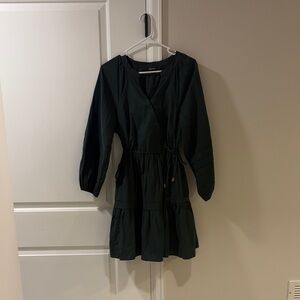 Madewell dark green Mini Dress